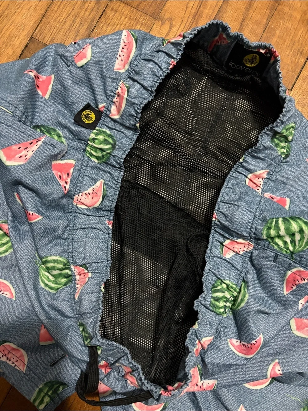 Body Glove Blue Watermelon Print Swim Trunks Mens XL - Picture 4 of 7